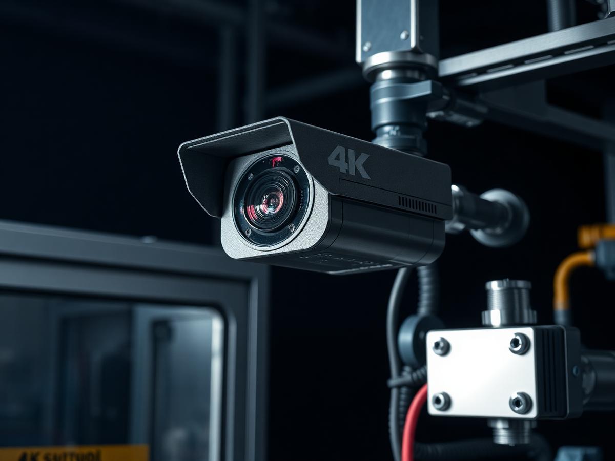 VETRAK industrial 4K camera with weatherproof housing